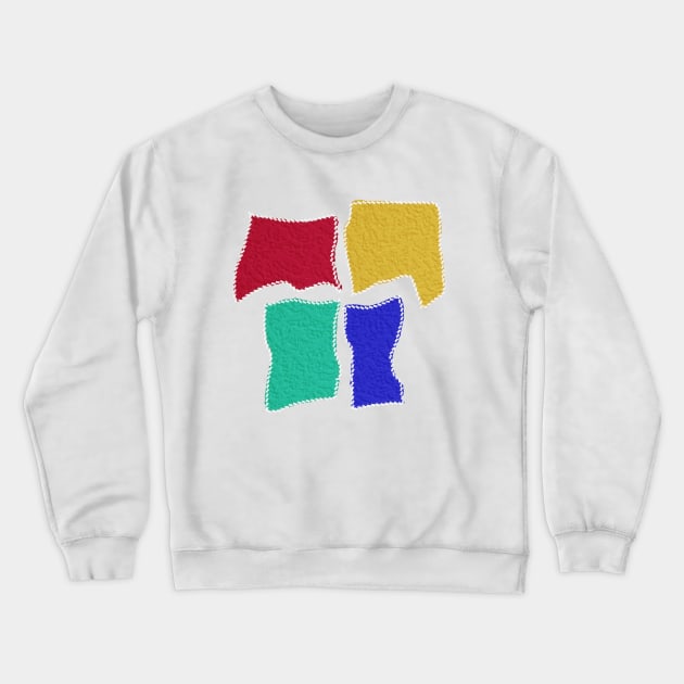 Four Stitch Colors Crewneck Sweatshirt by vidka91@yahoo.com